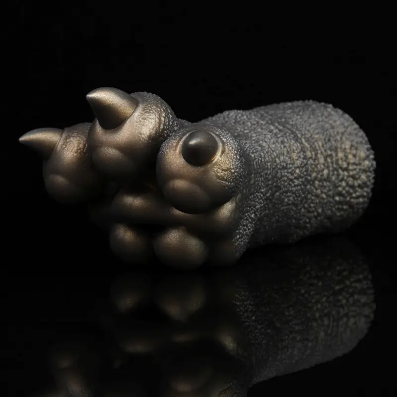 🐉 Bad Dragon Claw Masturbator - Mythical Platinum Silicone Stroker