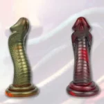 🐍 Cobra Snake Dildo - 9in Realistic King Cobra Silicone Dildo with Suction Base