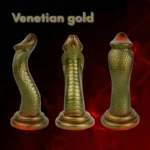 🐍 Cobra Snake Dildo - 9in Realistic King Cobra Silicone Dildo with Suction Base