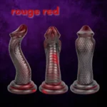 🐍 Cobra Snake Dildo - 9in Realistic King Cobra Silicone Dildo with Suction Base