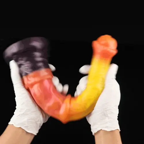 🐎 Double Layered Horse Dildo - Realistic Stallion Cock with Triple Knot Design