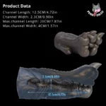 🐉 Fire Dragon Pocket Pussy - Mythical Platinum Silicone Stroker