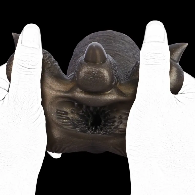 🐉 Fire Dragon Pocket Pussy - Mythical Platinum Silicone Stroker