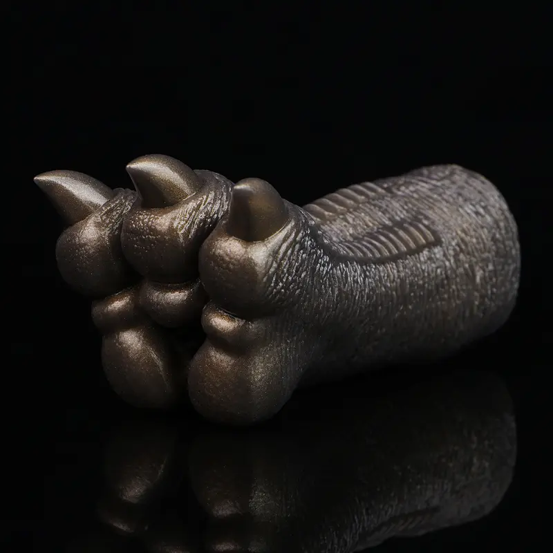 🐉 Fire Dragon Pocket Pussy - Mythical Platinum Silicone Stroker