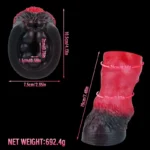 🐎 Foot Fantasy Masturbator - Furry Hoof Silicone Stroker with Paw Pad Textures