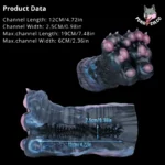 🐺 Monster Paw Fleshlight - Ferocious Beast Claw Silicone Stroker