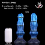 🐶 Three Headed Cerberus Dildo - Mythical Double Layered Dog Dildo with Suction Base