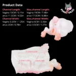 🐰 Bunny Fleshlight – Double-Channel Rabbit Pocket Pussy with Silky Fur & Lifelike Textures