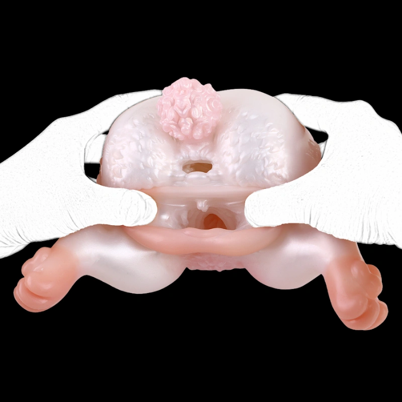 🐰 Bunny Fleshlight – Double-Channel Rabbit Pocket Pussy with Silky Fur & Lifelike Textures