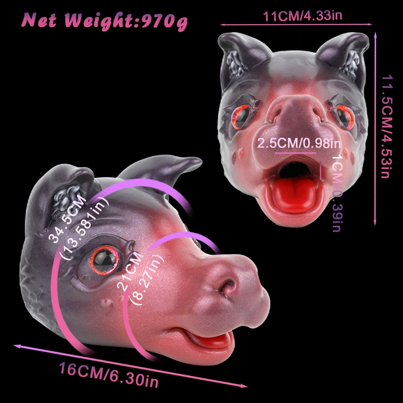 🦌 Deer Head Fleshlight - Realistic Deer Mouth Masturbator with Suction Base