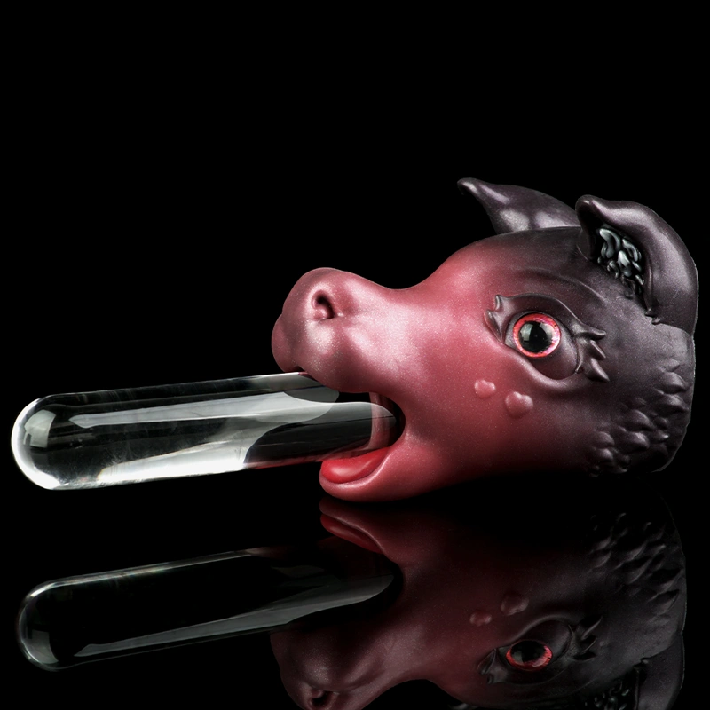 🦌 Deer Head Fleshlight - Realistic Deer Mouth Masturbator with Suction Base