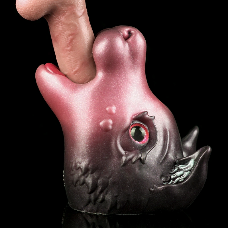 🦌 Deer Head Fleshlight - Realistic Deer Mouth Masturbator with Suction Base