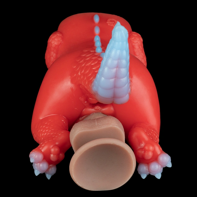 🐉 Dinosaur Fleshlight – Fire Dragon Fantasy Dual-Channel Masturbator