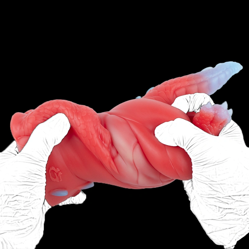 🐉 Dinosaur Fleshlight – Fire Dragon Fantasy Dual-Channel Masturbator