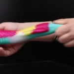 🐍 Fantasy Anal Snake Sex Toy - Design à segments tricolores avec base de succion