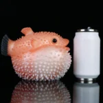 🐠 Fish Fleshlight Double-Channel Fleshlight – 4.92in & 4.33in Silicone Fish Masturbator with Textured Spikes