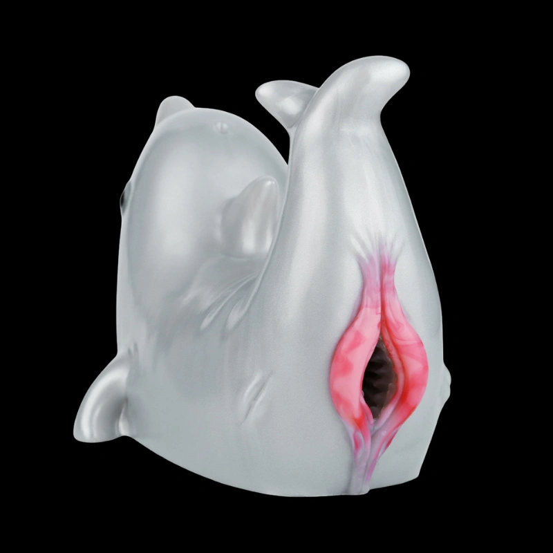 🐬 Fish Pocket Pussy - Dolphin Fish Fleshlight Dual-Channel Fantasy Masturbator