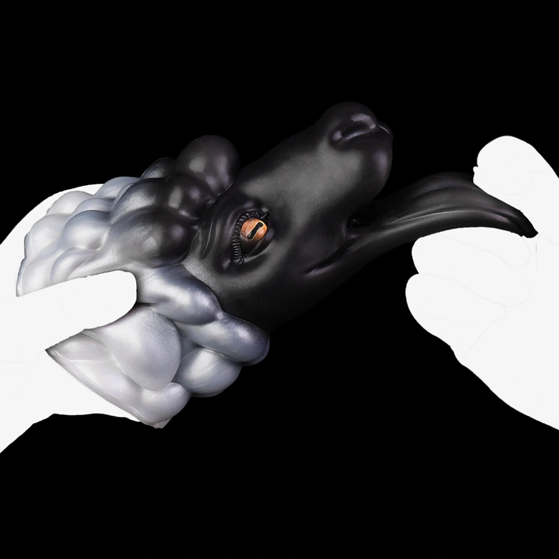 🐐 Goat Mouth Fleshlight - Realistic Animal Fantasy Masturbator with Suction Base