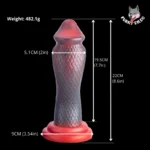 ๐ Snake Dildo - Realistic Anal Snake with Suction Base