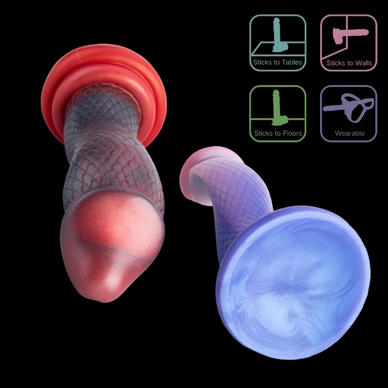 ๐ Snake Dildo - Realistic Anal Snake with Suction Base