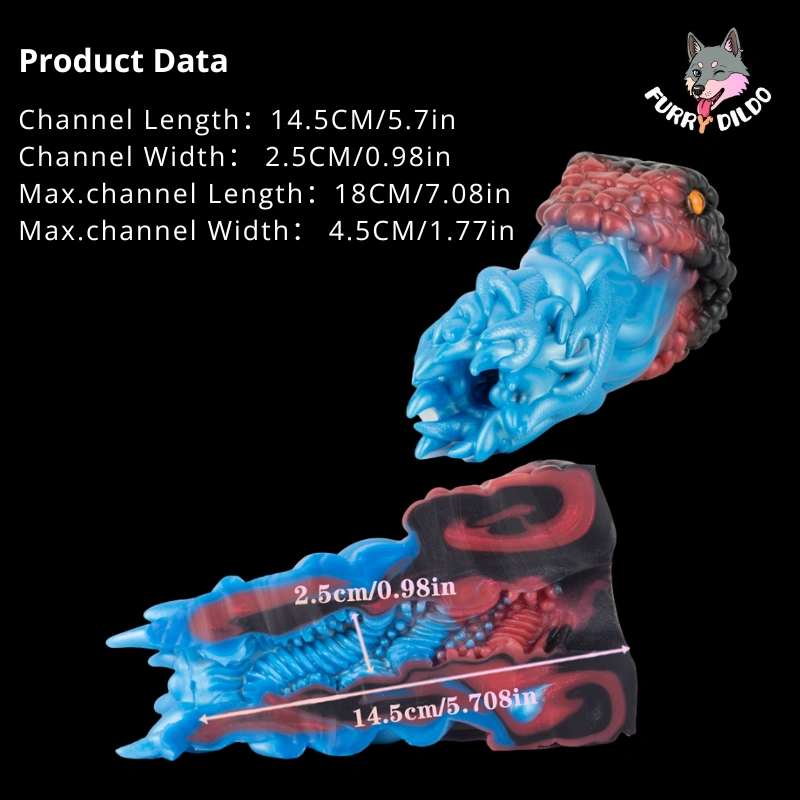 🐍 Snake Tongue Fleshlight - Realistic Tongue Masturbator with Scale Texture