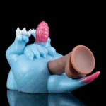 🐉 Vaporeon Fleshlight - Dreamy Blue Fantasy Anal Toy with Tail & Suction Base