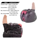 🐶 Realistischer Hund Sex Puppe Hintern - Silikon Tier Torso Sex Puppe & Shemale Masturbator mit eingebautem Phallus