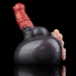 Pferdedildo Sexpuppe Hintern - Silikon Shemale Masturbator & Pferd Zweikanal-Masturbator mit realistischen Hoden