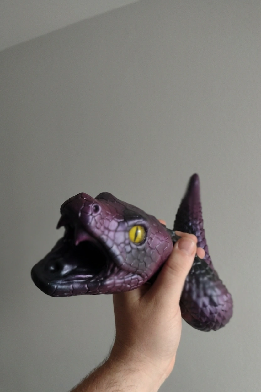 Serpent's Embrace - 16.3in Hyper-Realistic Snake Fleshlight with Fang Texture & Scale Grip photo review