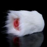 🐶 White Furry Canine Pussy Sextoy : Fleshlight Animaliste avec Textures Réalistes de Vagin de Chien