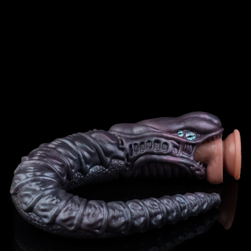 🐍 Snake Masturbator – 20-Inch Fantasy Snake Sex Toy with Lava Texture | Snake Silicone Fleshlight