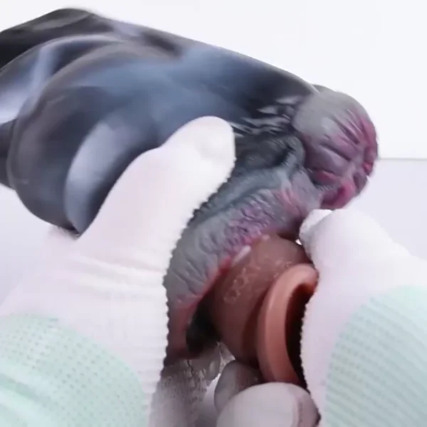 🐴 Wild Horse Pocket Pussy - Masturbateur animal zébré avec design à deux trous
