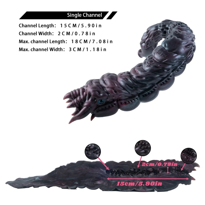 👽 Alien Male Masturbator – Deep Cave Worm Alien Nation Sex Toys Fantasy Creature Toy