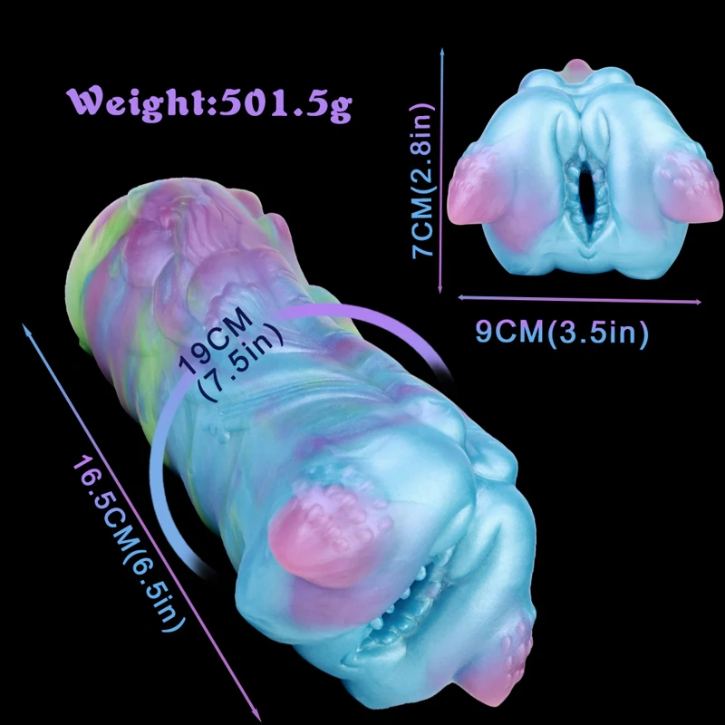 👽 Alien Pocket Pussy – Iridescent Sea Bunny Alien Fantasy Male Masturbator