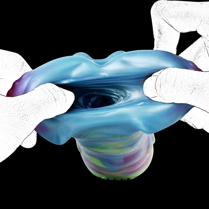 👽 Alien Pocket Pussy – Iridescent Sea Bunny Alien Fantasy Male Masturbator