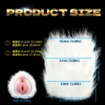 🐻❄️ Polar Bear Furry Fleshlight – Double Hole Bear Fleshlight Animal Pocket Pussy
