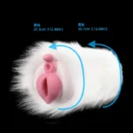 🐻❄️ Polar Bear Furry Fleshlight – Double Hole Bear Fleshlight Animal Pocket Pussy