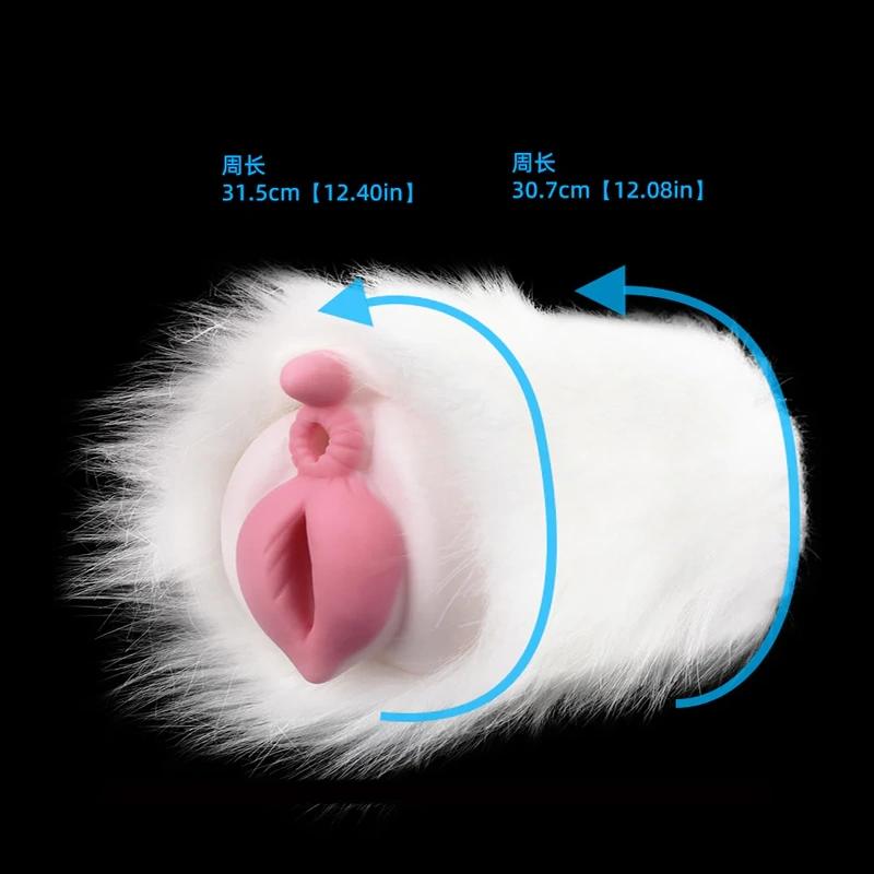 🐻❄️ Polar Bear Furry Fleshlight – Double Hole Bear Fleshlight Animal Pocket Pussy
