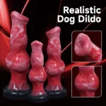 🐶 Hunde-Silikon-Masturbator für Frauen mit starkem Saugnapf - Realistischer Silikon-Fantasie-Tier-Dildo | FurryDildo