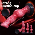 🐶 Hunde-Silikon-Masturbator für Frauen mit starkem Saugnapf - Realistischer Silikon-Fantasie-Tier-Dildo | FurryDildo