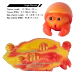 🦀 Crab Shaped Fleshlight – Cartoon Hermit Crab Pocket Stroker from Seabed Littles Series