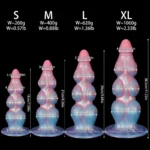 ๐ถ Dog Cock Dildo โ Fantasy Knot Design with Suction Cup | Animal Sex Toy Collection