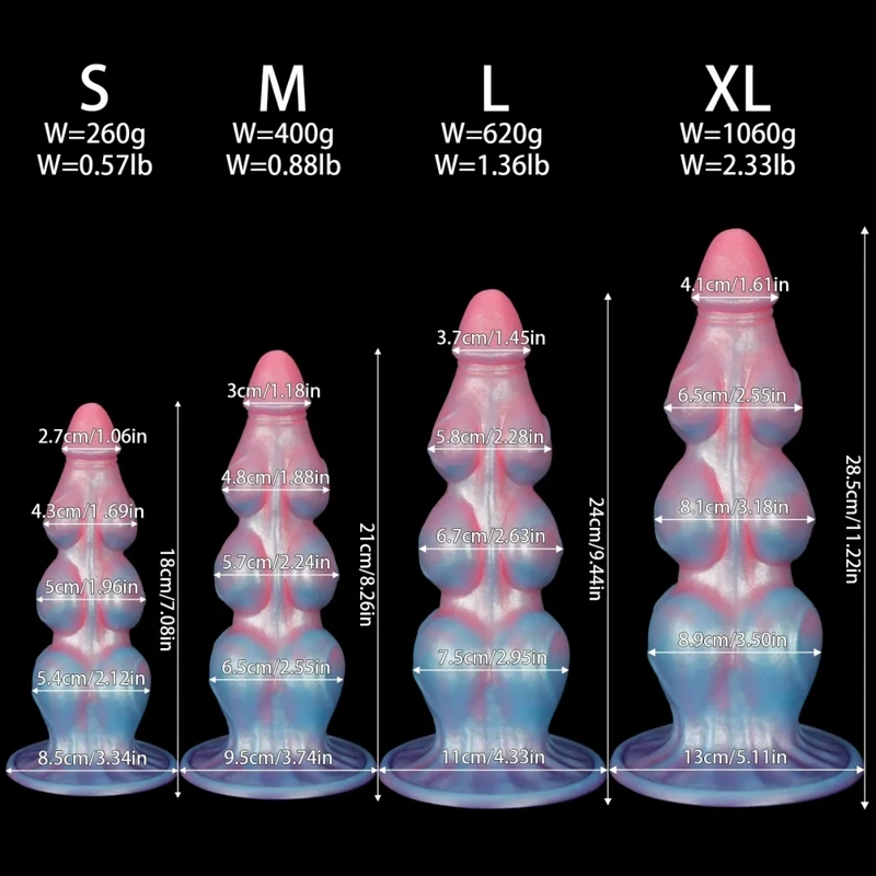 ๐ถ Dog Cock Dildo โ Fantasy Knot Design with Suction Cup | Animal Sex Toy Collection