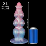 ๐ถ Dog Cock Dildo โ Fantasy Knot Design with Suction Cup | Animal Sex Toy Collection
