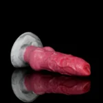 🐶 Realistic Dog Penis Dildo with Suction Cup – Single Knot Silicone Fantasy Animal Dildo | FurryDildo