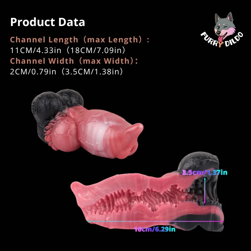 🐶 Dog Pussy Cock Sleeve: Fantasy Dog Knot Fleshlight & Wearable Masturbation Sleeve