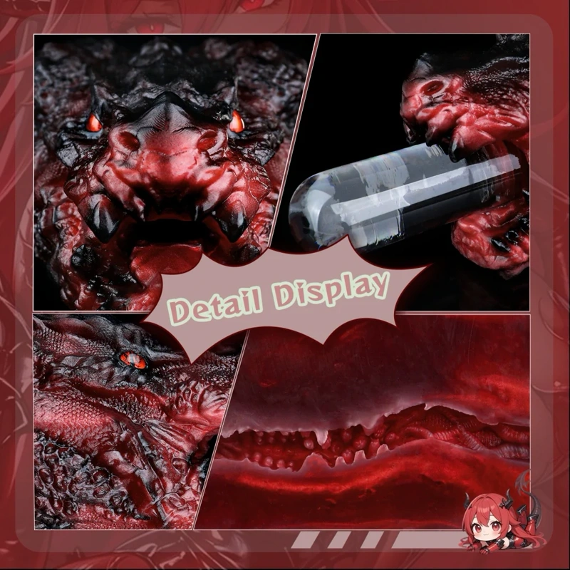 🐉 Hellfire Dragon Head Sex Toy – Fantasy Dragon Head Pocket Pussy for Dragon Sex Fantasy