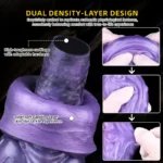 ๐ Dual Density Dragon Dildo โ Soft Touch Fantasy Dragon Toy with Suction Cup