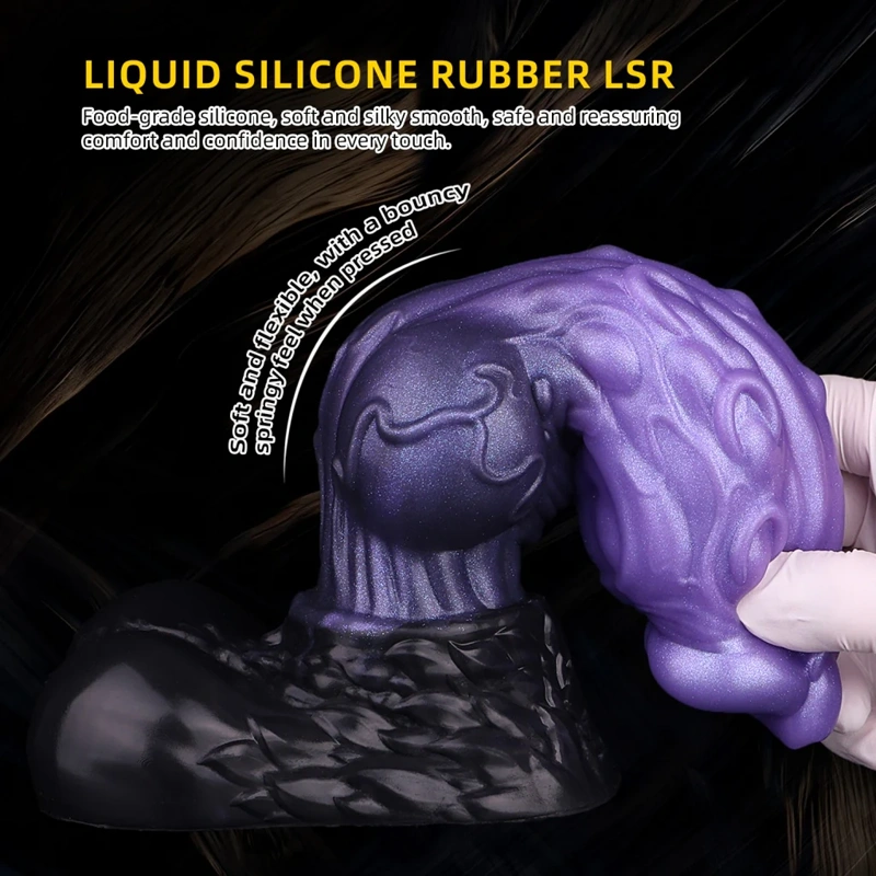 ๐ Dual Density Dragon Dildo โ Soft Touch Fantasy Dragon Toy with Suction Cup