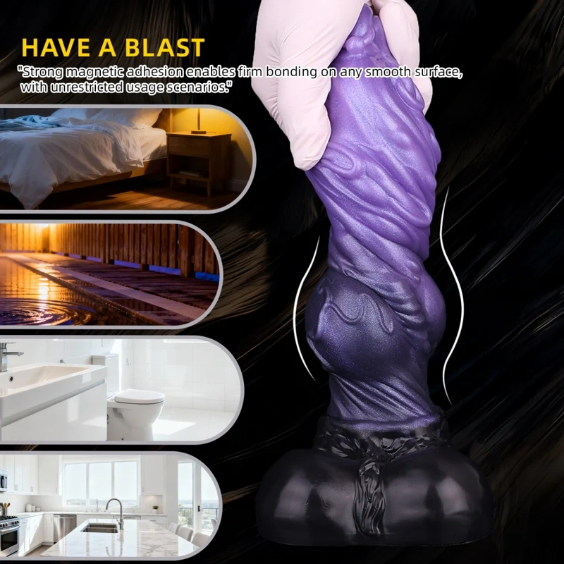 ๐ Dual Density Dragon Dildo โ Soft Touch Fantasy Dragon Toy with Suction Cup